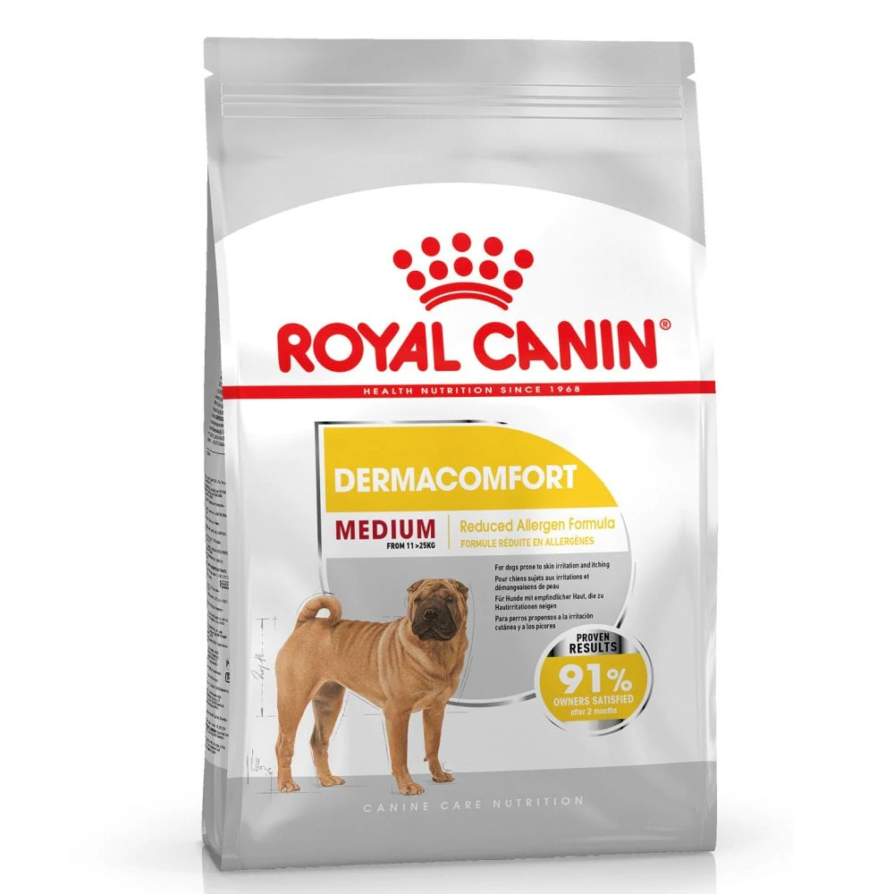 Medium　Dermacomfort　AT　Dog　Dogs　Food　Trained　Royal　Canin